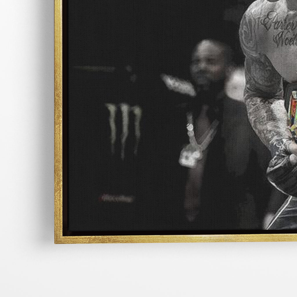 Victory Earned – Dustin Poirier Champion Canvas