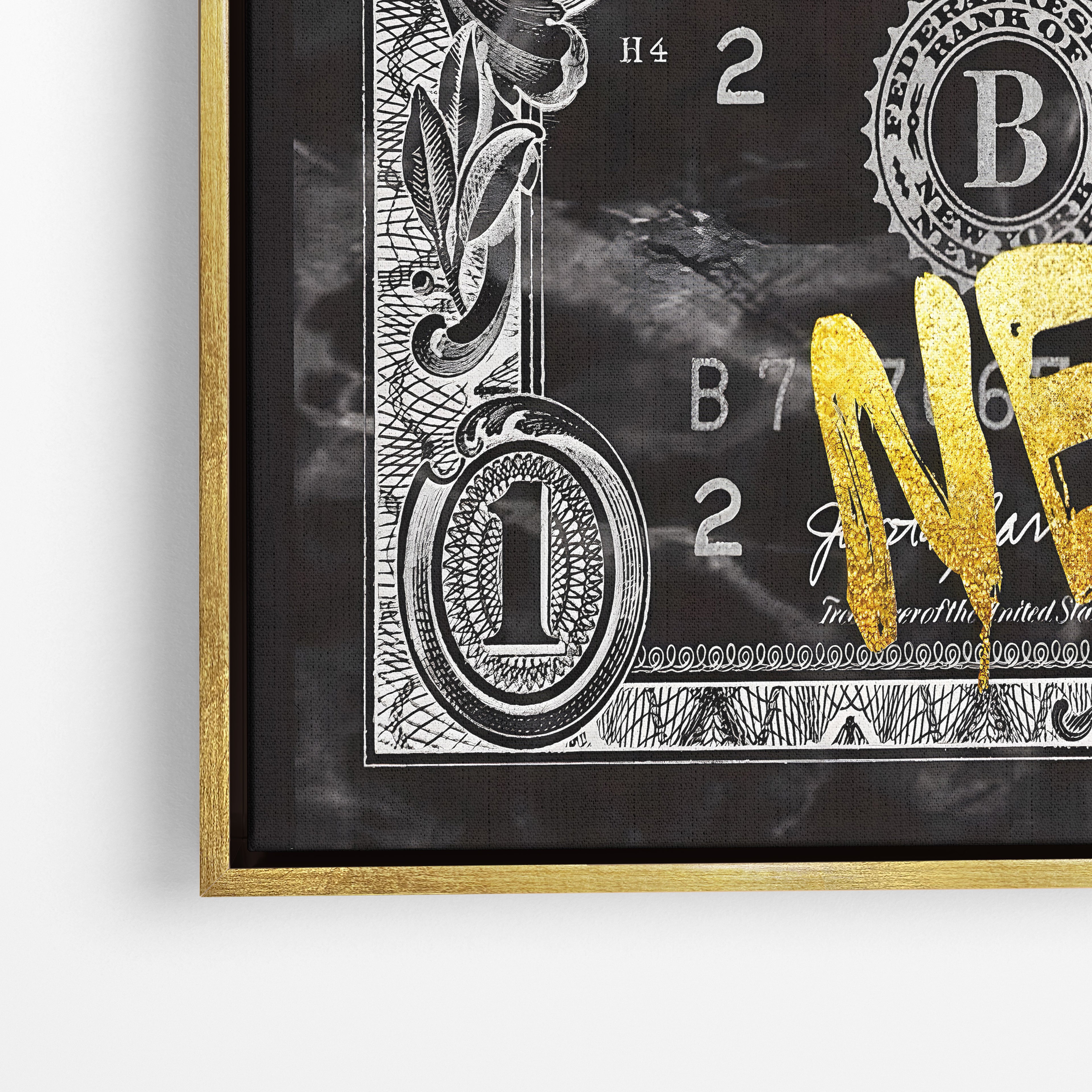 Money Never Sleeps Canvas