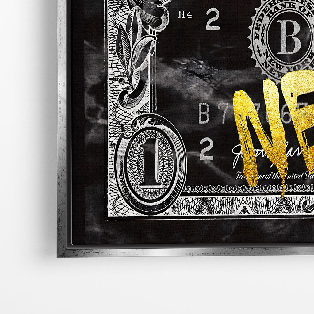 Money Never Sleeps Canvas