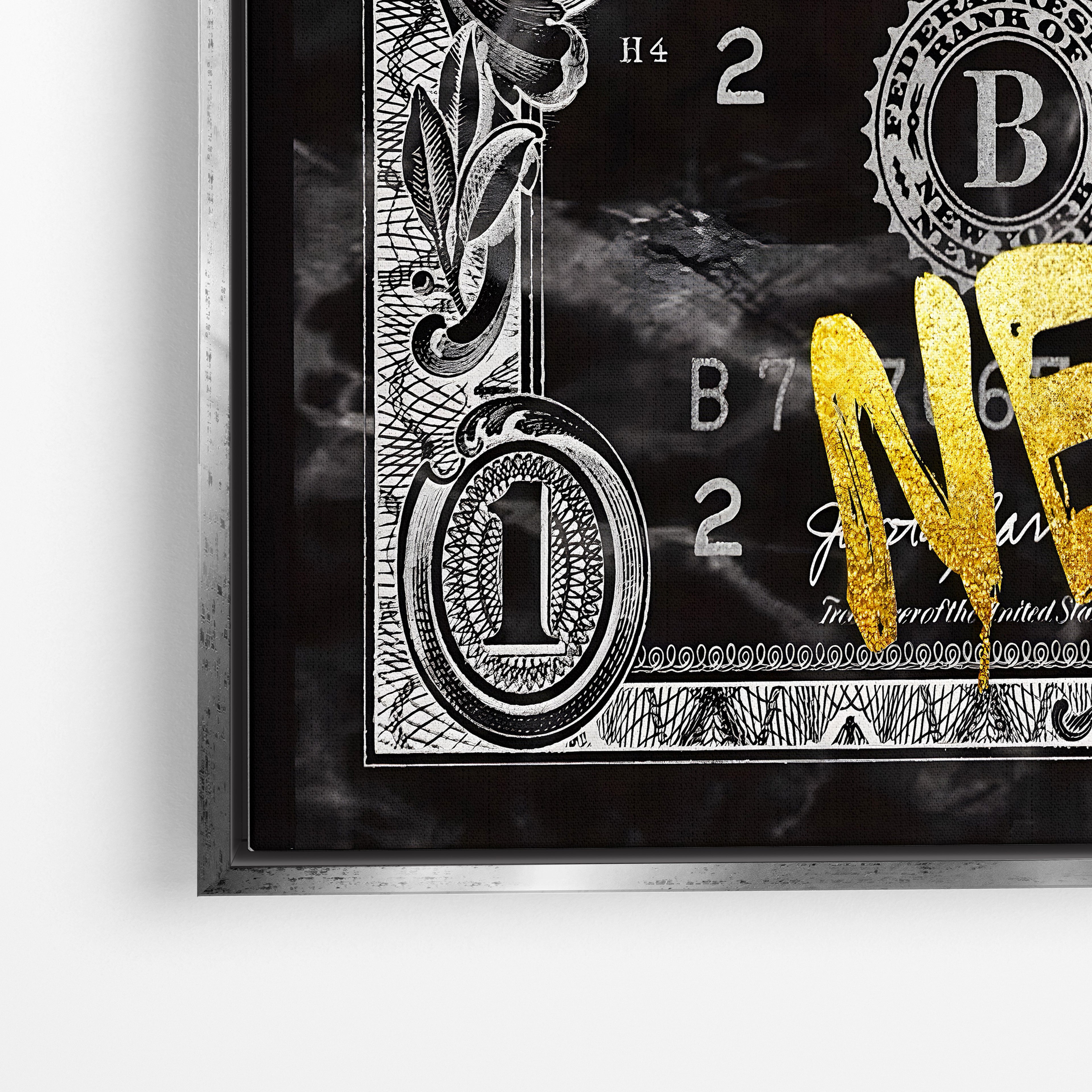 Money Never Sleeps Canvas