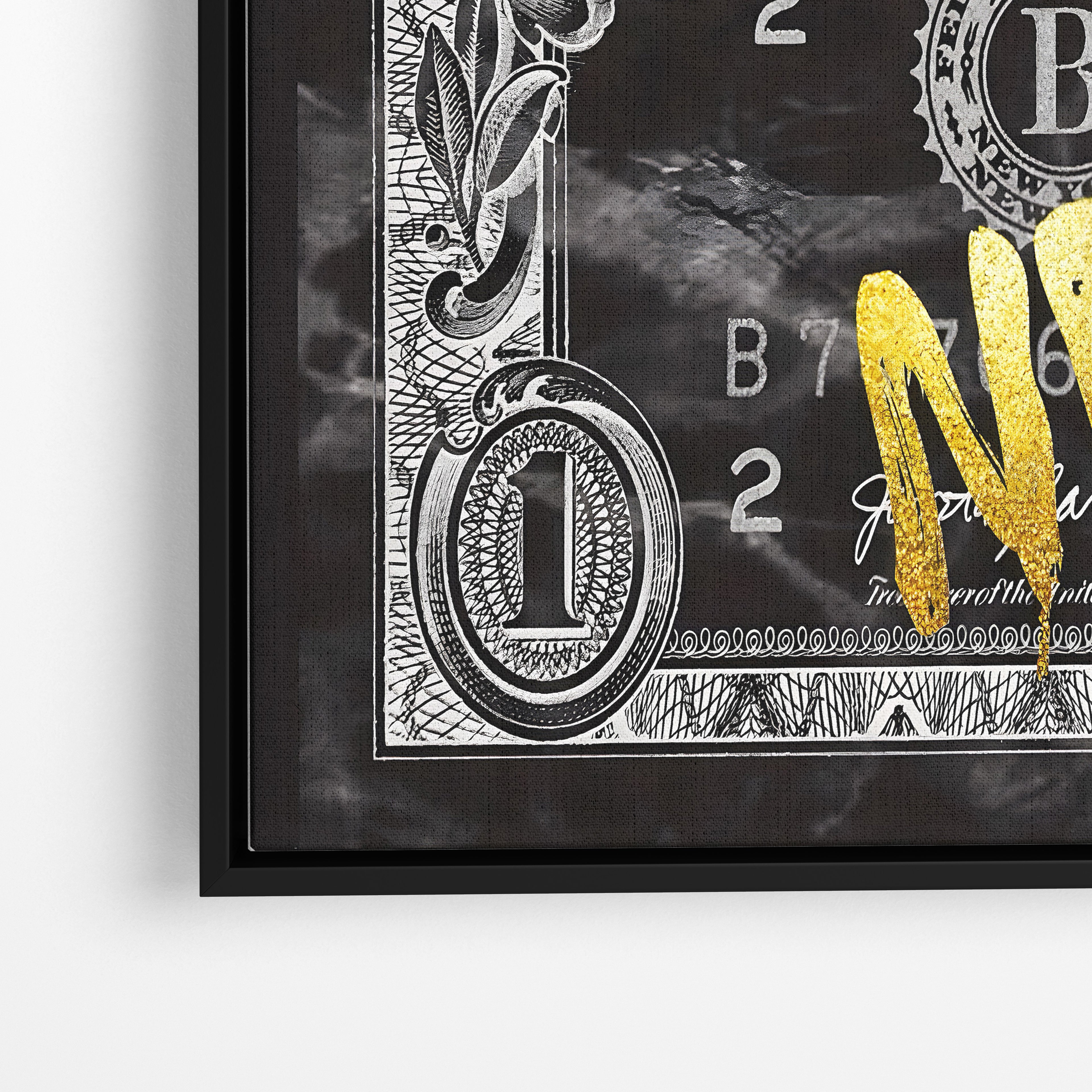 Money Never Sleeps Canvas