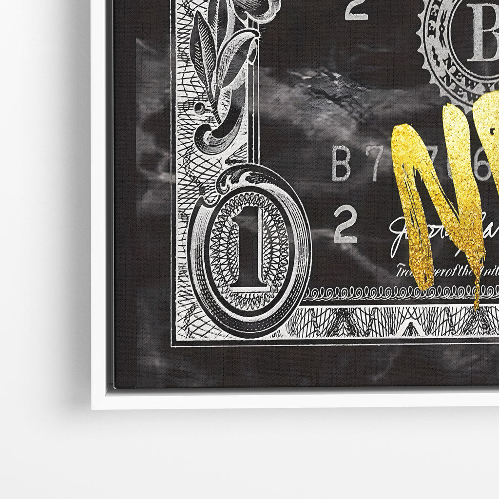Money Never Sleeps Canvas