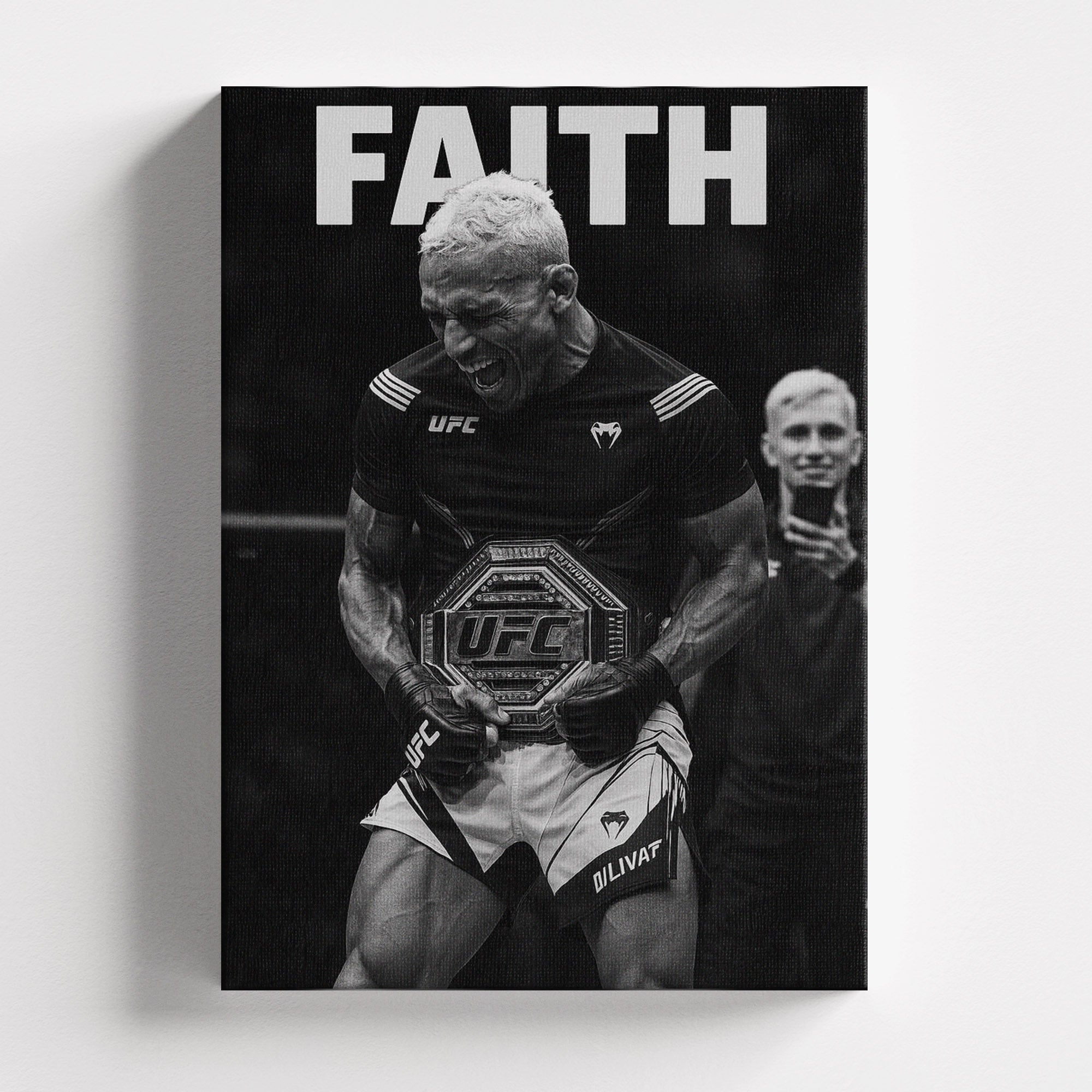 Πίνακας σε καμβά Faith - Ufc, χωρίς κορνίζα, μπροστινή όψη.