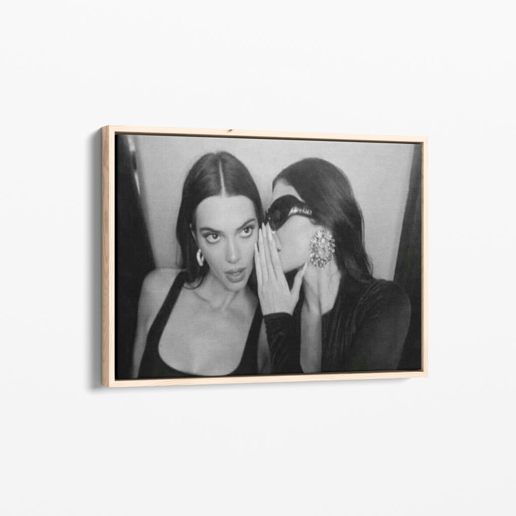Kylie and Kendall – Whispered Secrets Canvas