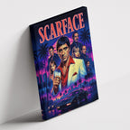 Καμβάς Scarface – The Empire σε δεύτερη γωνία λήψης, χωρίς κορνίζα.