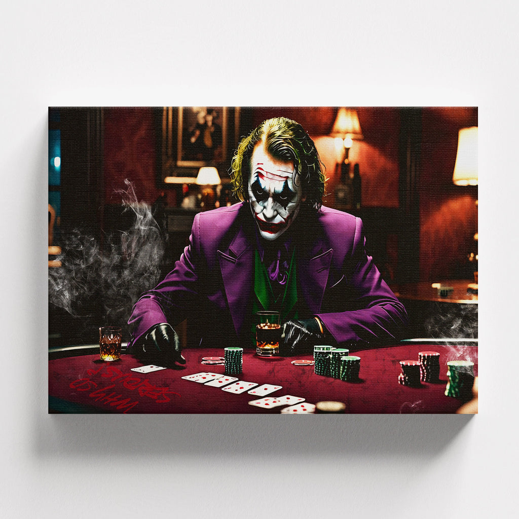 Πίνακας σε καμβά Joker's Game, φωτογραφία προϊόντος 1.