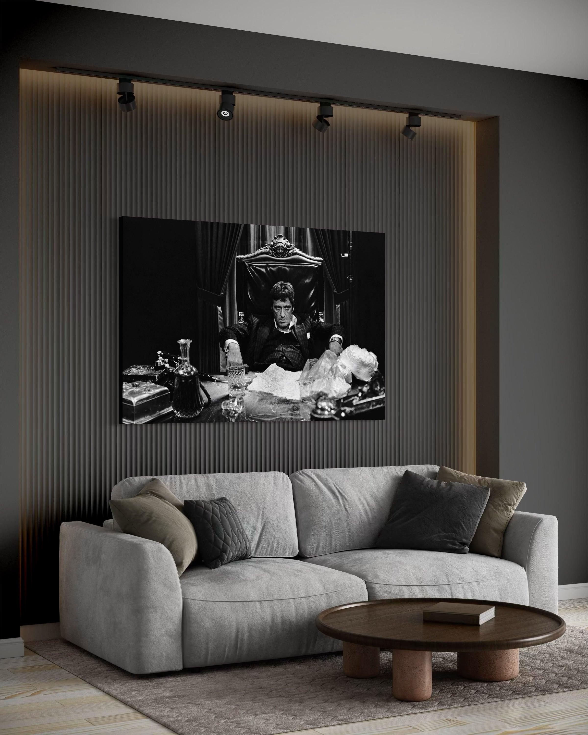 Tony Montana Black and White