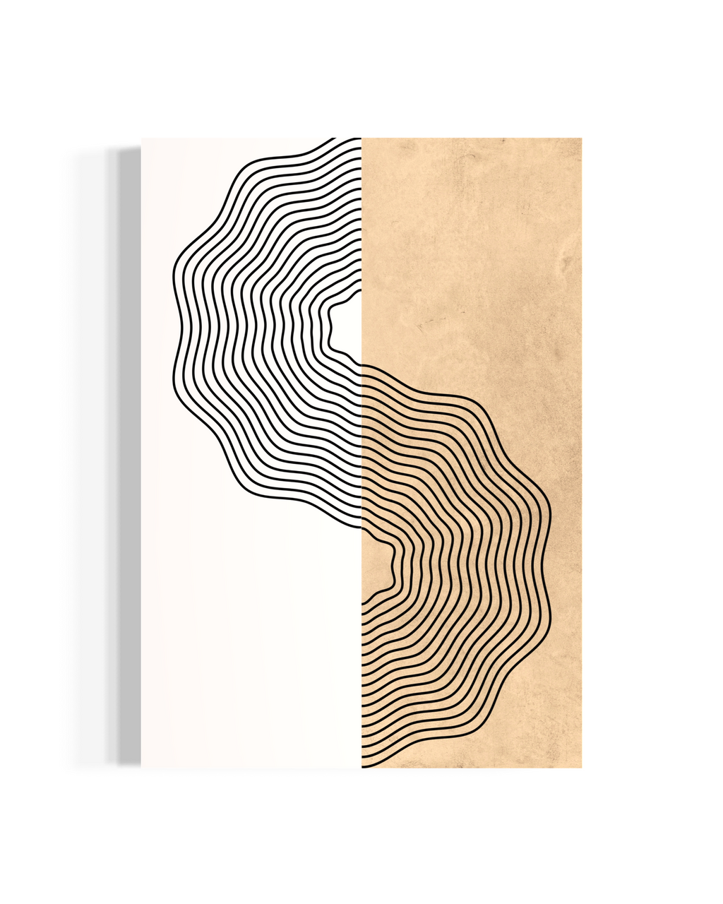 Abstract Waves – Minimalist Art