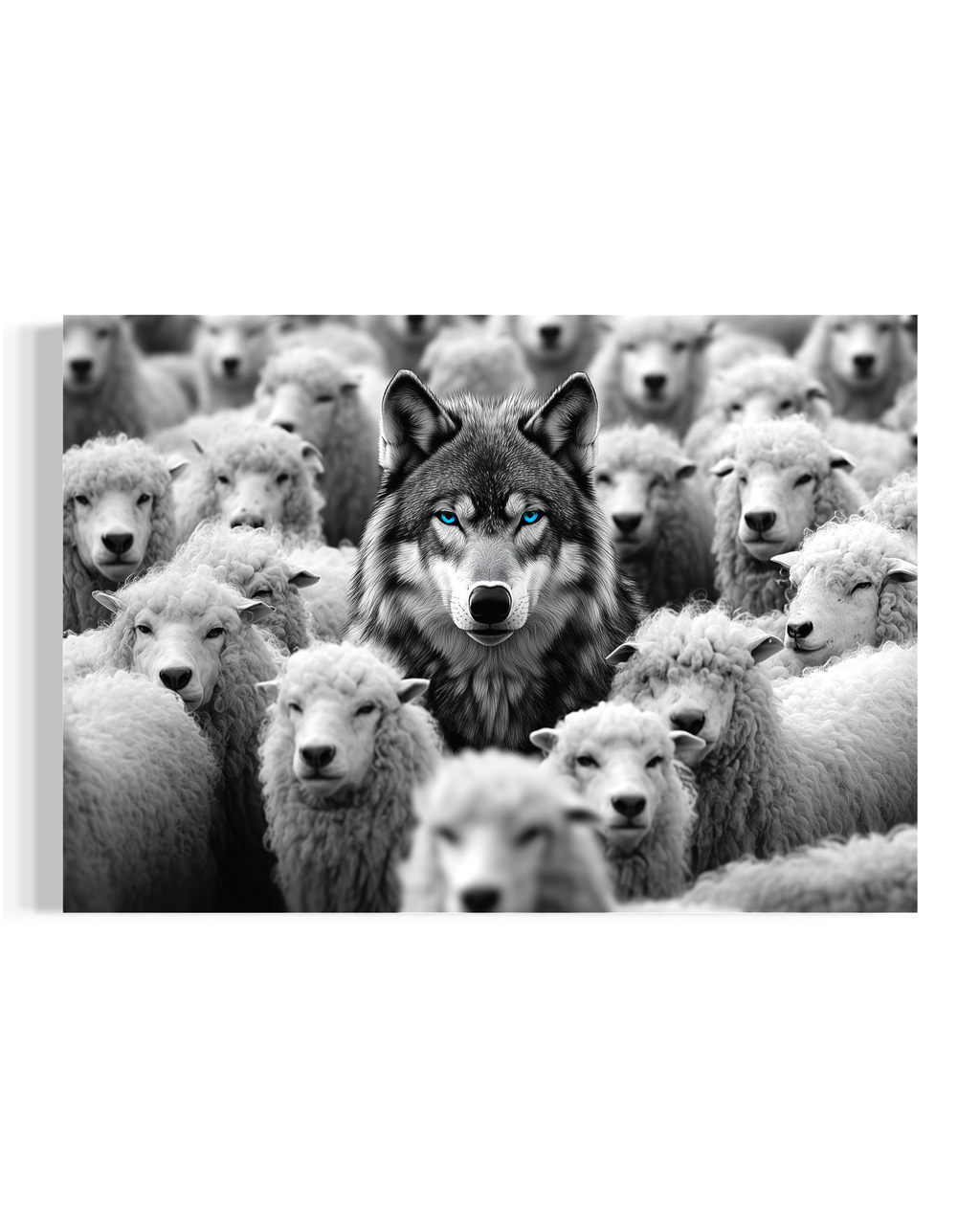 Wolf Among Sheep - Horizontal