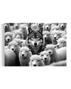 Wolf Among Sheep - Horizontal