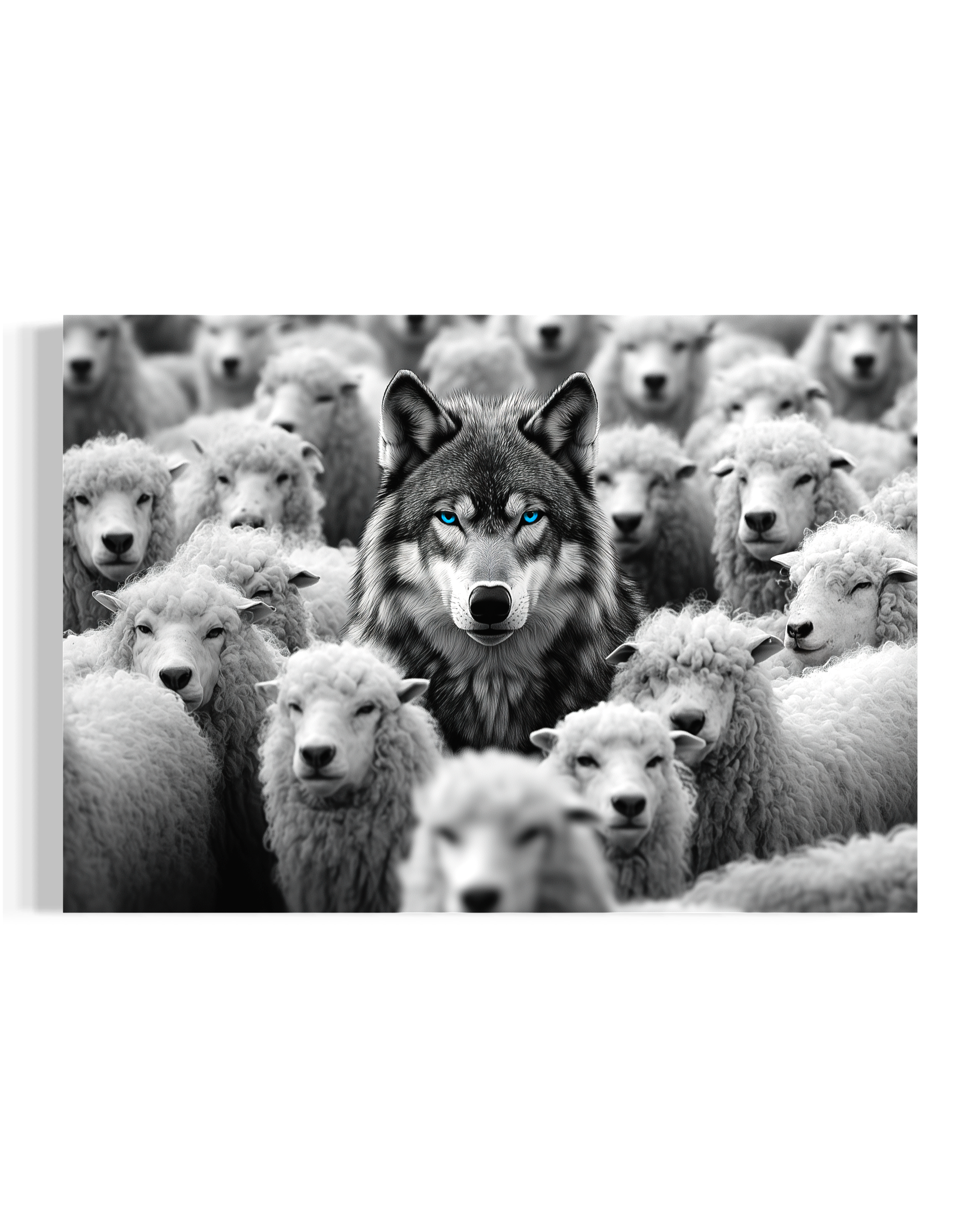 Wolf Among Sheep - Horizontal