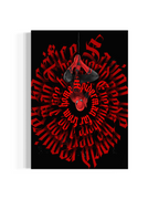 Spider-Man Red Typography