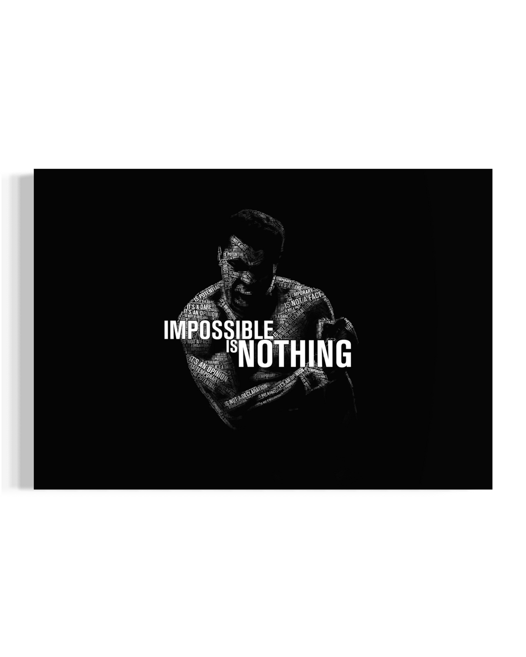 Muhammad Ali – Impossible is Nothing Canvas