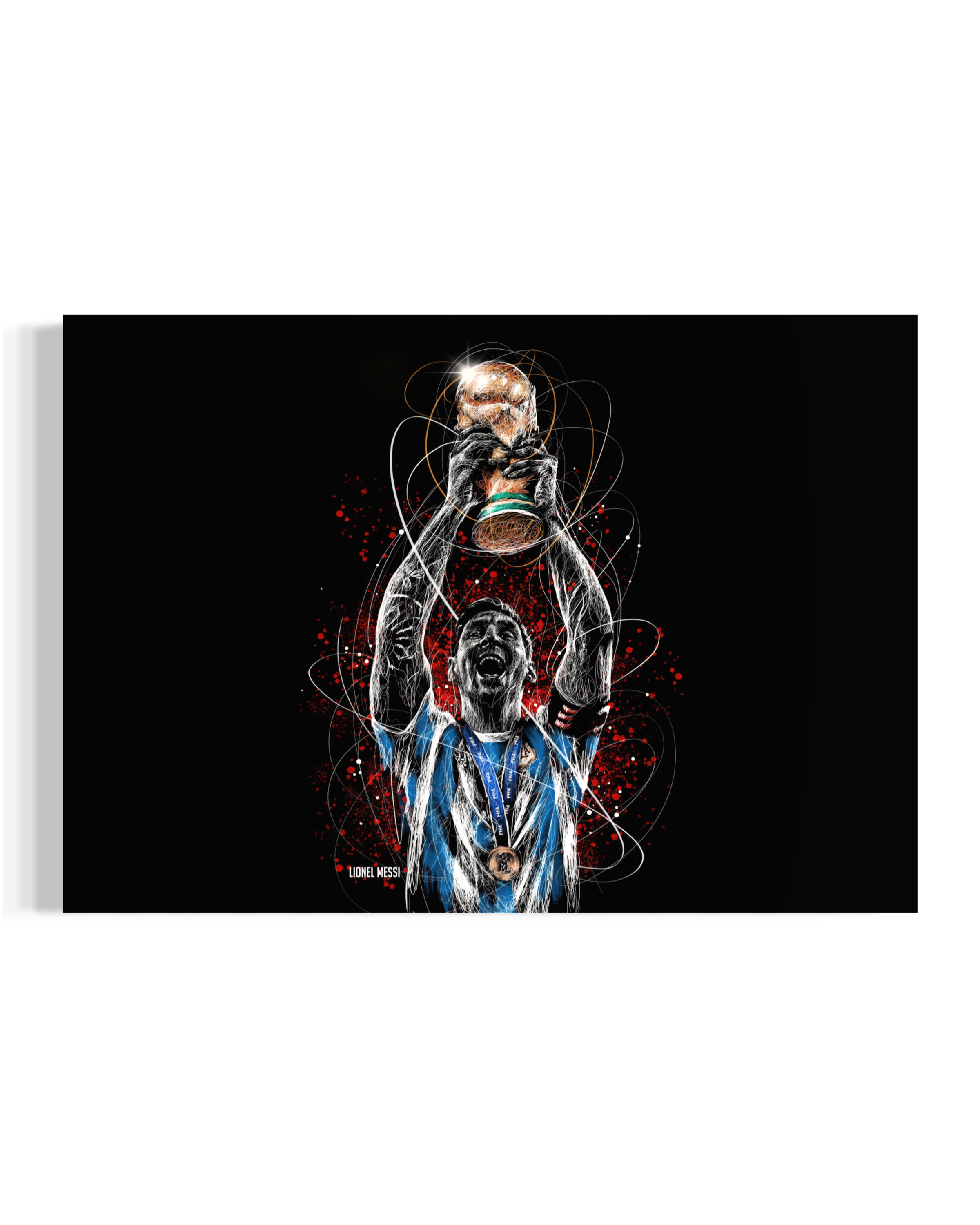 Lionel Messi – World Cup Canvas