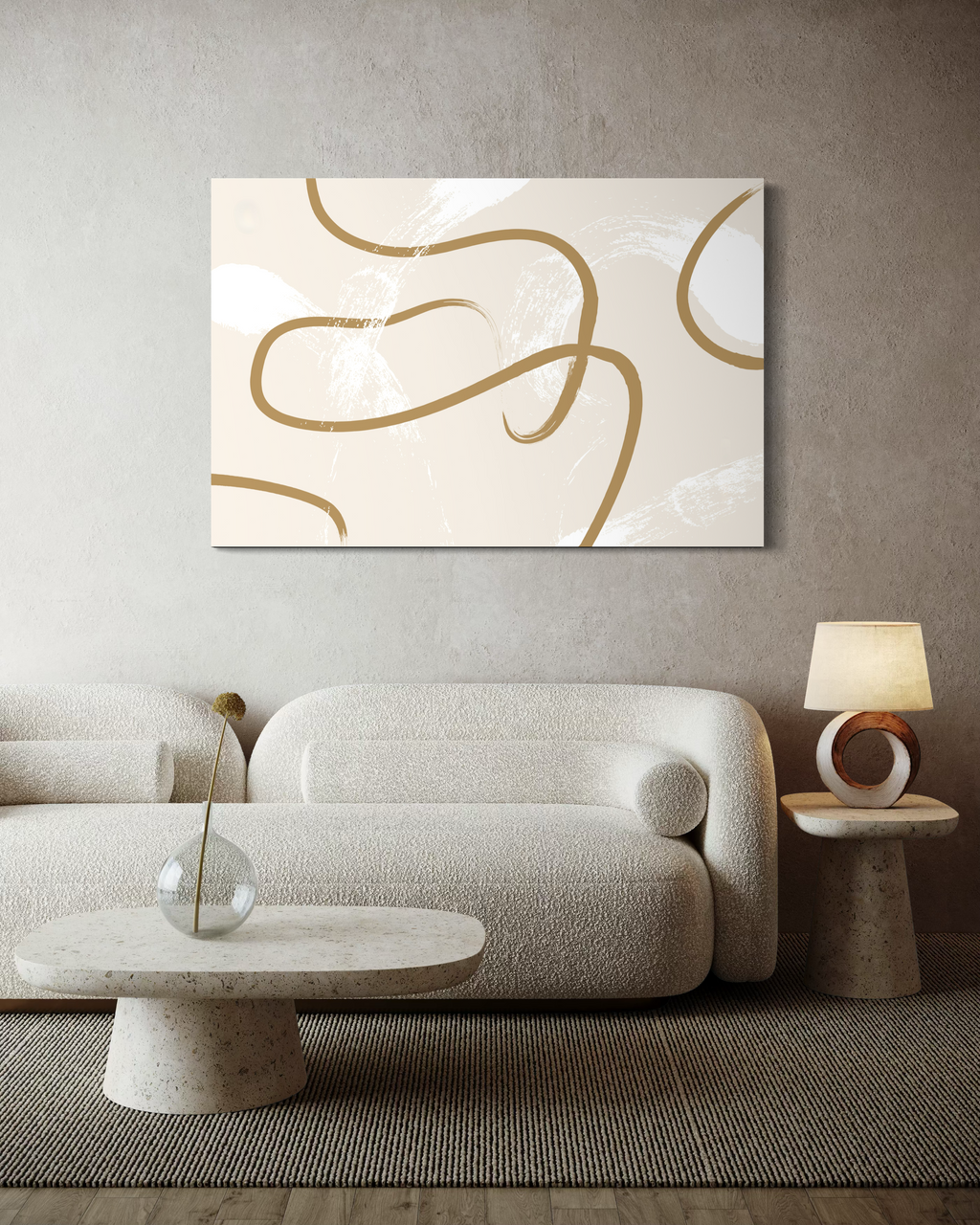 Abstract Gold Lines