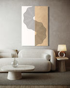 Abstract Waves – Minimalist Art