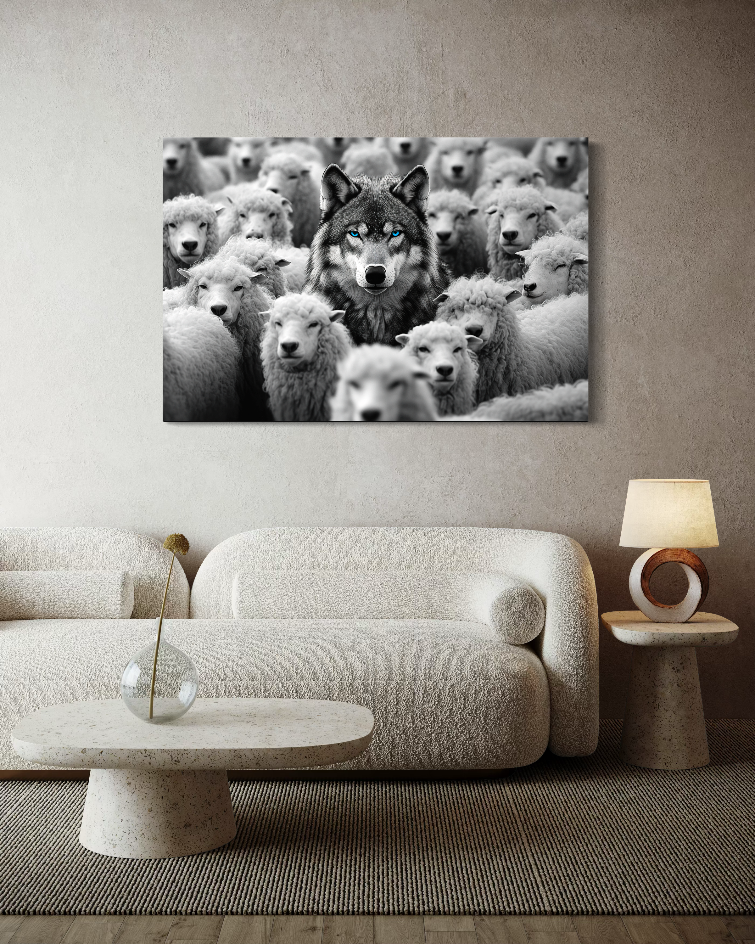 Wolf Among Sheep - Horizontal