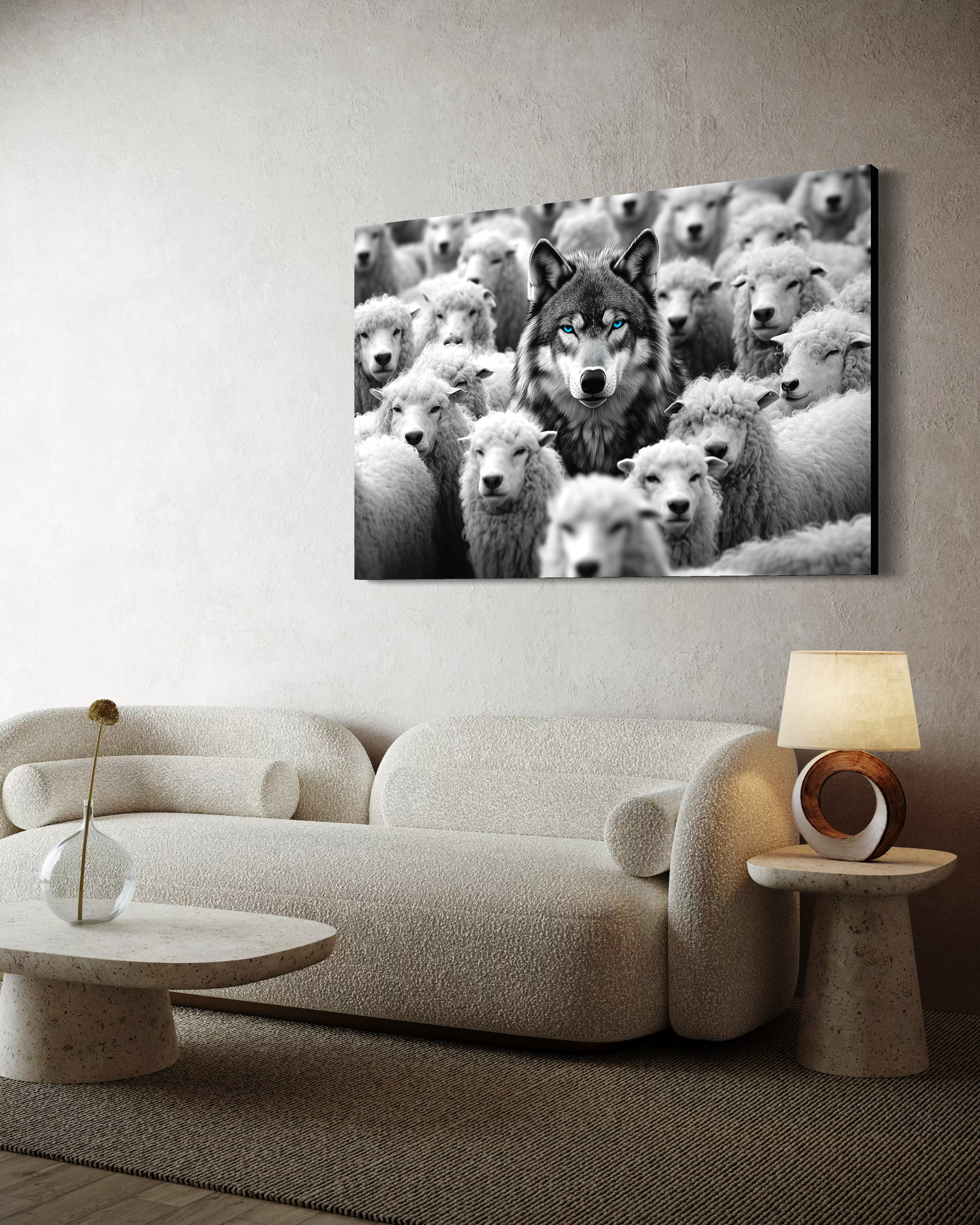 Wolf Among Sheep - Horizontal