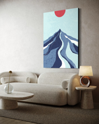 Blue Mountain Red Sun