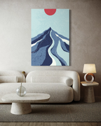 Blue Mountain Red Sun