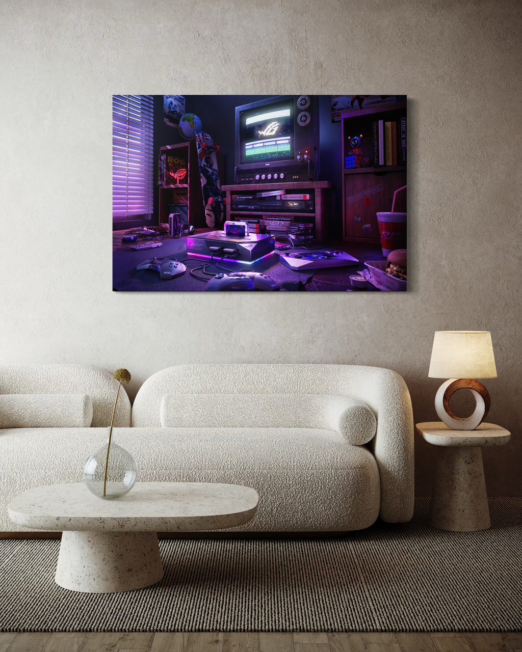Retro Gaming Room