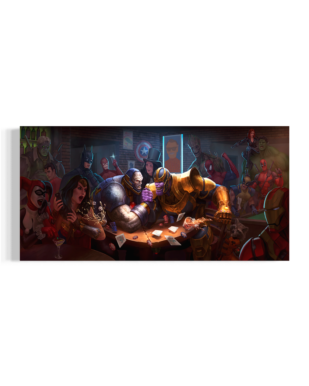 Superheroes Poker Night