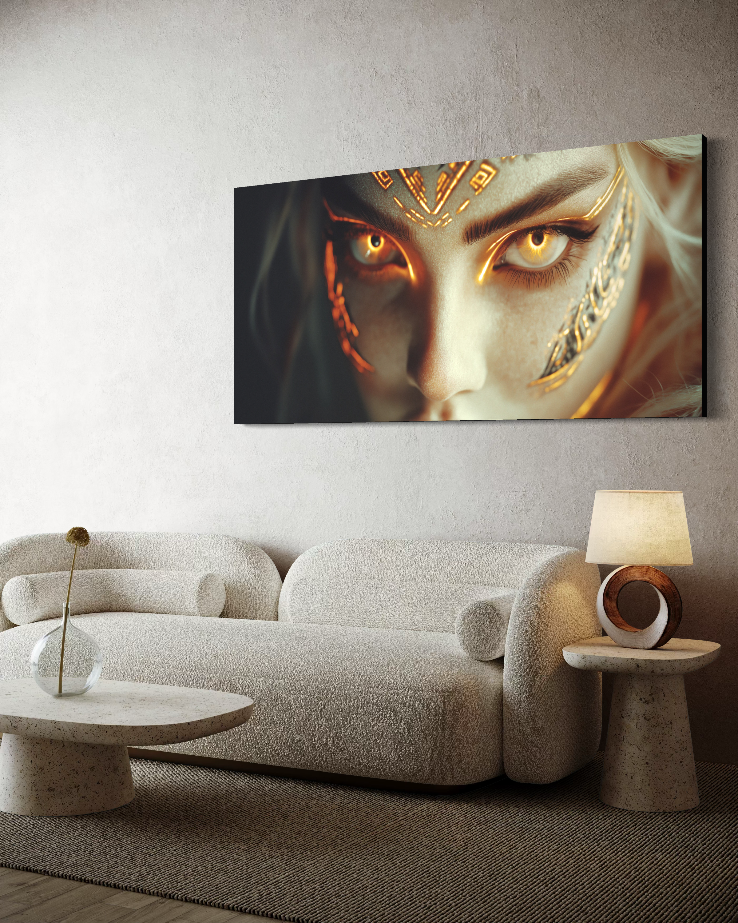 Golden Eyes – Fantasy Warrior