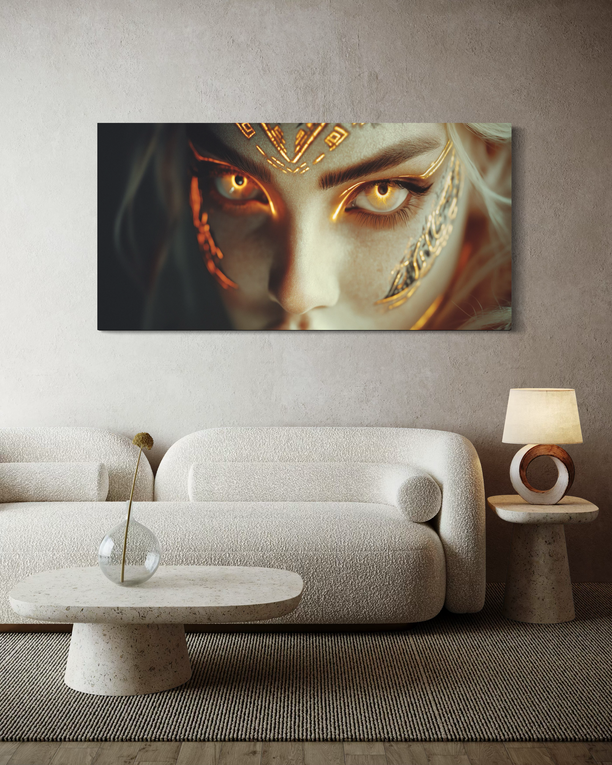 Golden Eyes – Fantasy Warrior