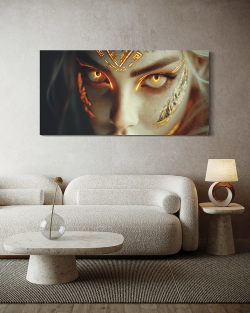 Golden Eyes – Fantasy Warrior