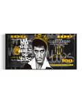 Πίνακας σε καμβά King of Hustle – The World Is Yours Canvas, φωτογραφία προϊόντος 1.