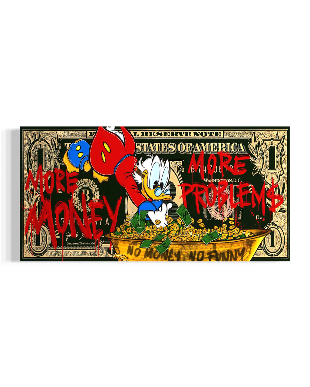 More Money – More Problems Canvas