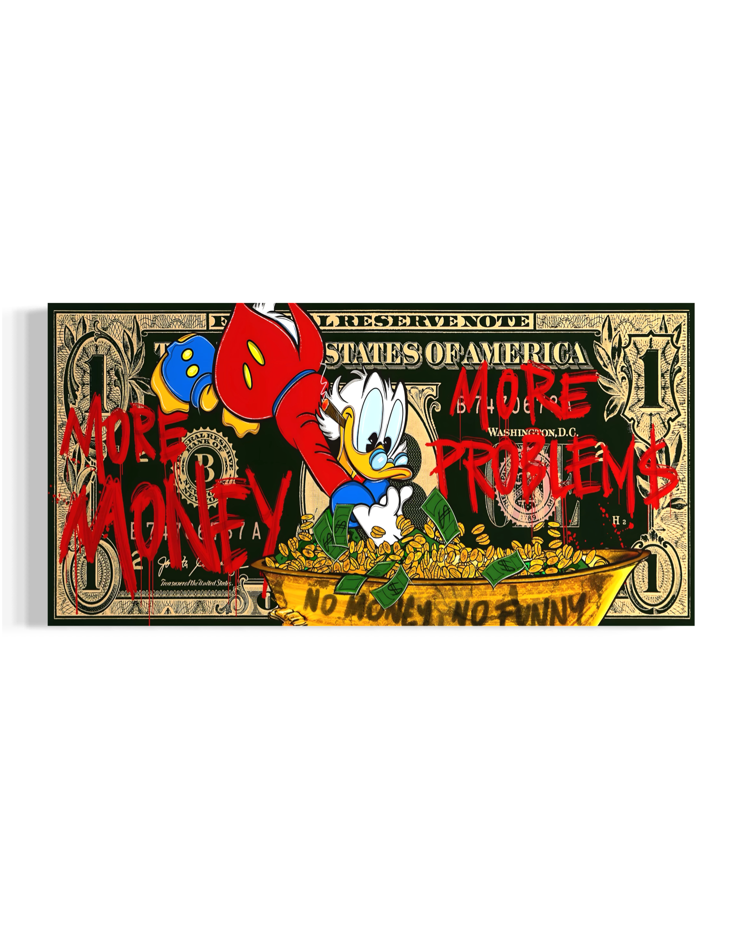 More Money – More Problems Canvas