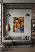 Ali canvas in urban room