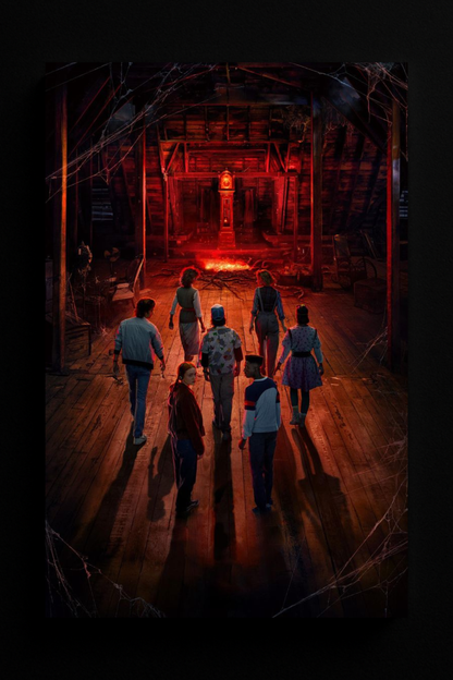 The Attic Awakens – Stranger Things Canvas