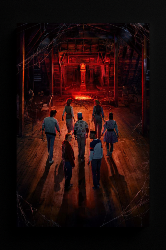 The Attic Awakens – Stranger Things Canvas