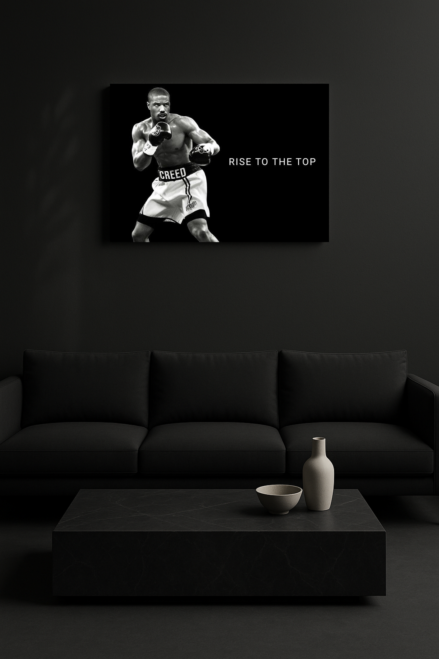 Rise to the Top – Creed Motivation Canvas