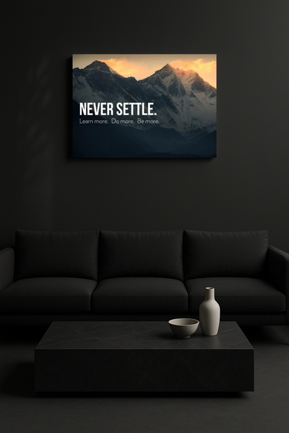 Never Settle