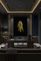 Breaking Bad canvas in dark room