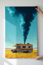 Χέρια που κρεμάνε τον Breaking Bad Canvas