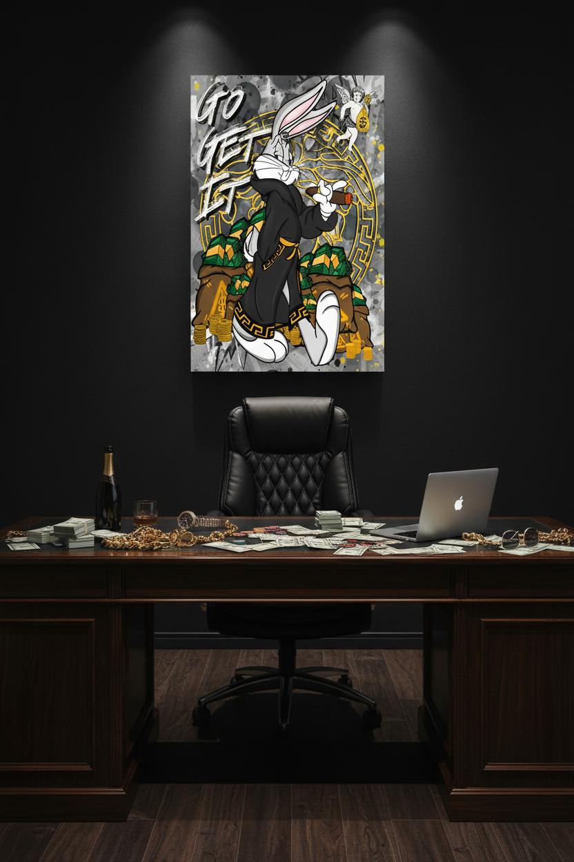 Bugs Bunny Canvas Boss Office