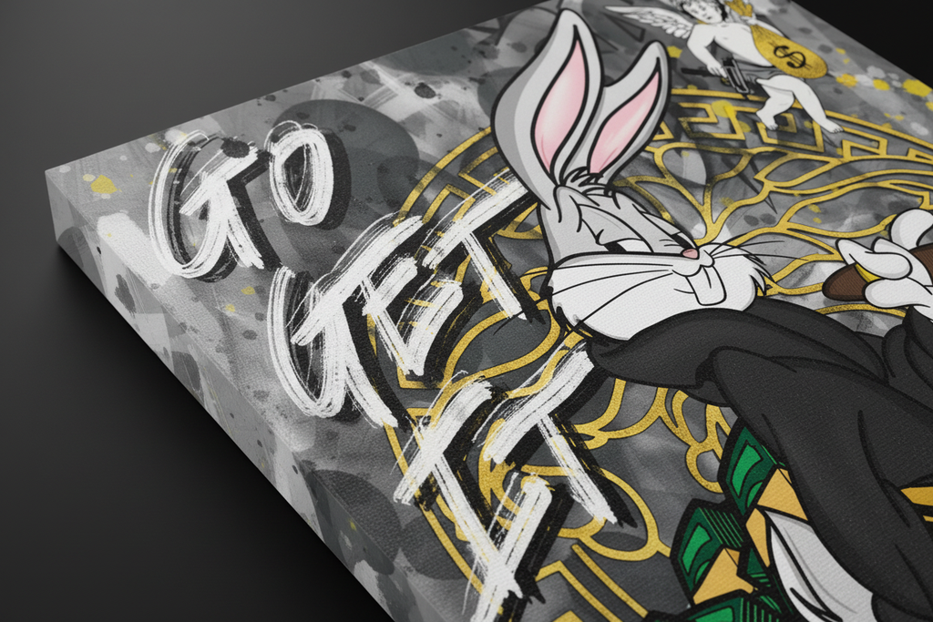 Bugs Bunny Canvas Detail