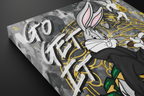 Bugs Bunny Canvas Detail