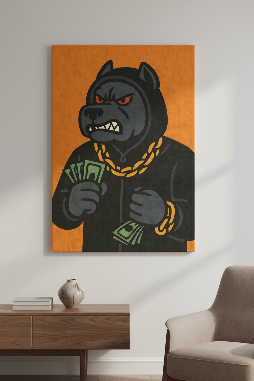 Canvas on Wall