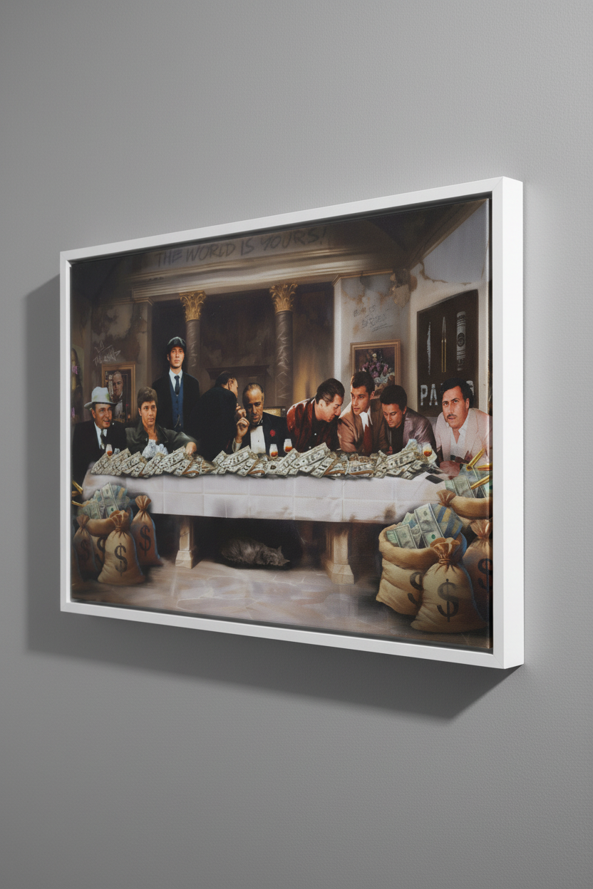 Canvas με Λευκή Κορνίζα