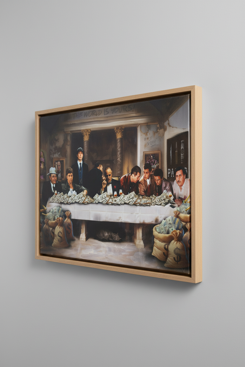 Canvas με Ξύλινη Κορνίζα