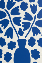 Close-up Blue Bloom canvas