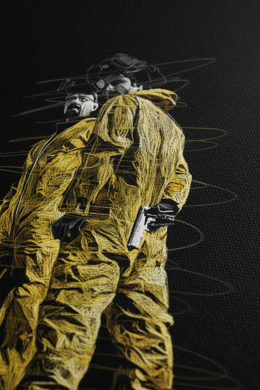 Close-up Breaking Bad canvas