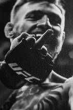 Close-up Detail Conor McGregor UFC Canvas