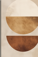 Close-up Earth Circles canvas