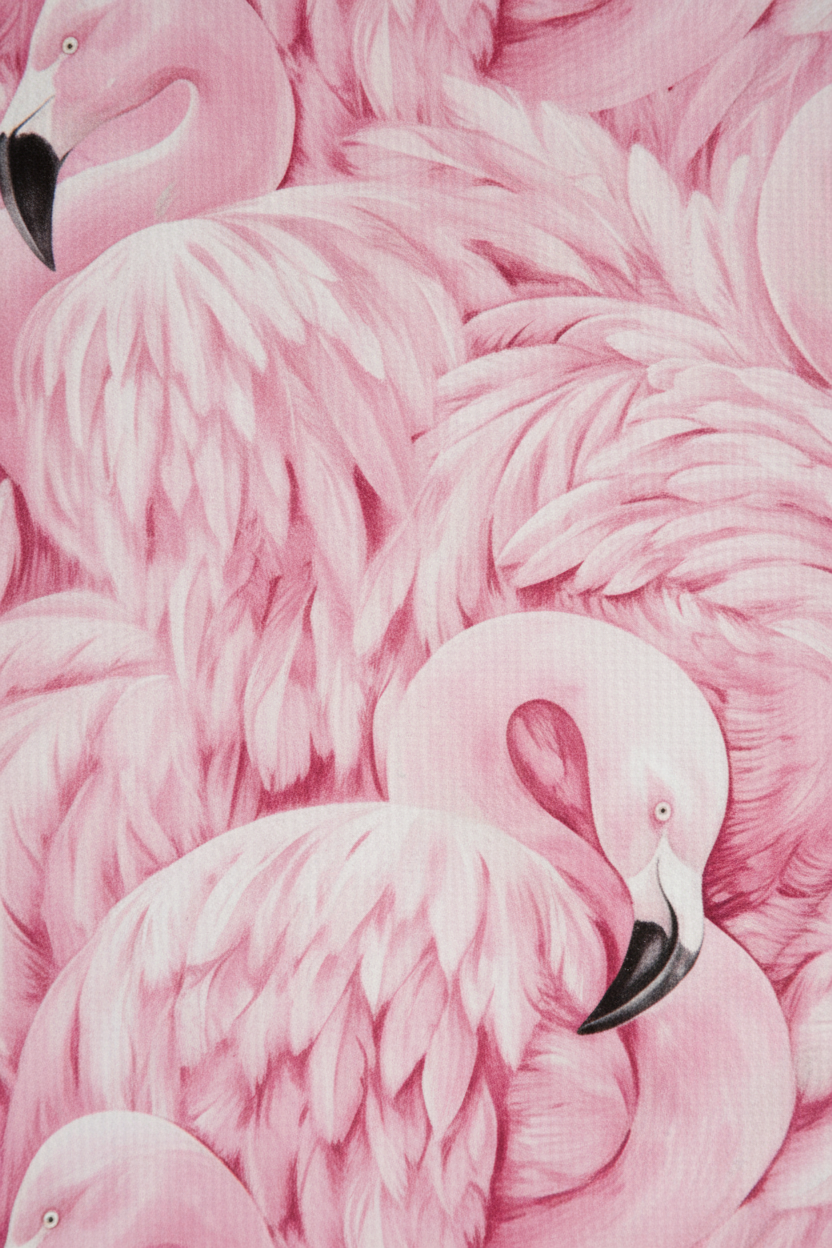 Close-up Flamingos canvas